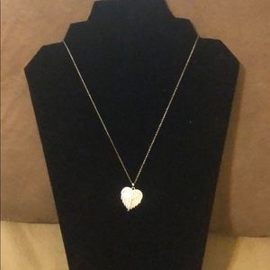 Sterling Silver chain and cubic zirconia pendant